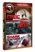 Maneater Triple Feature: Croc/Sea Beast/Shark Swarm